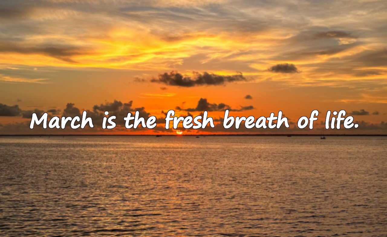 Meaningful Quotes About March