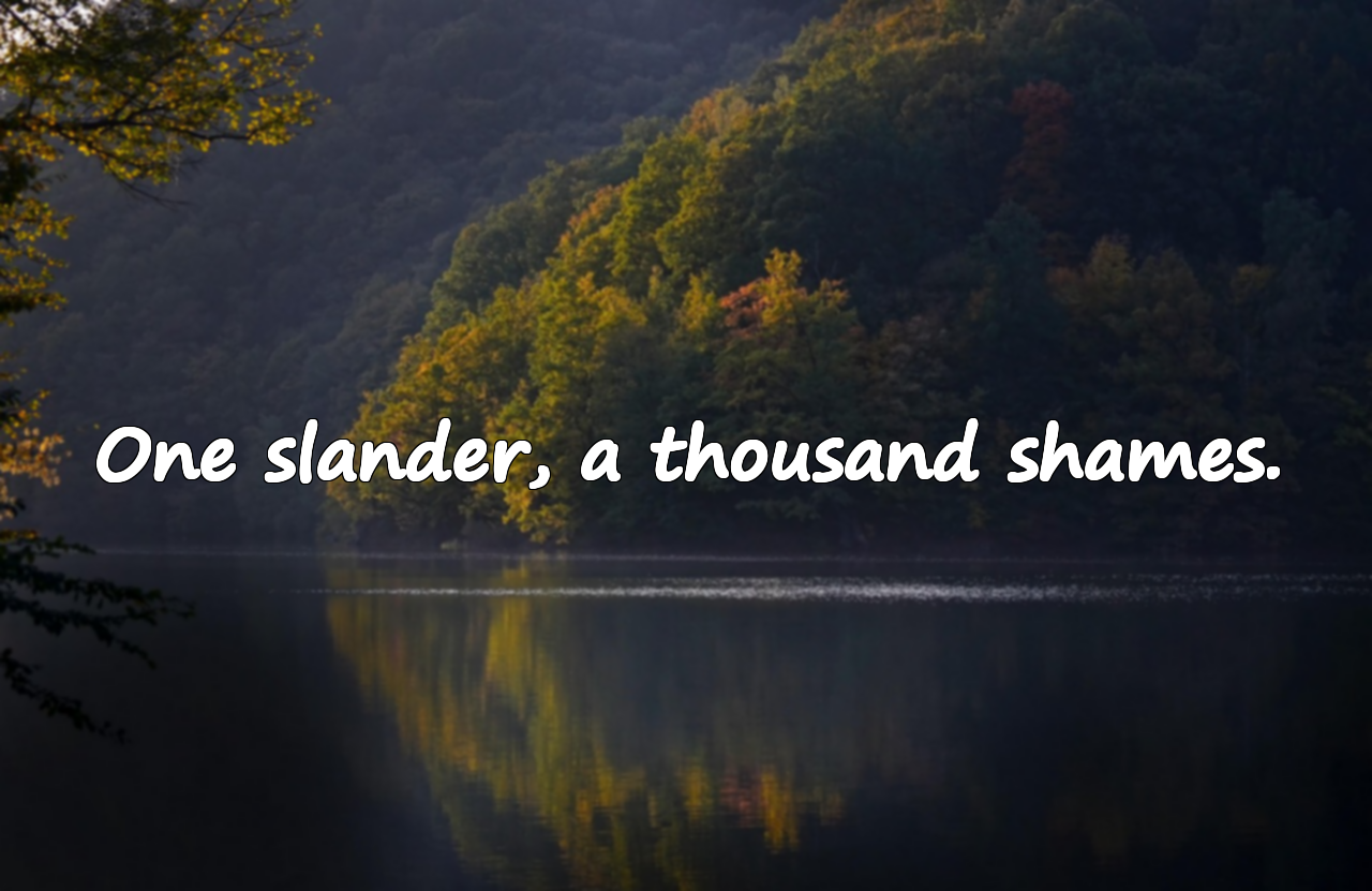 Meaningful Quotes About Slander