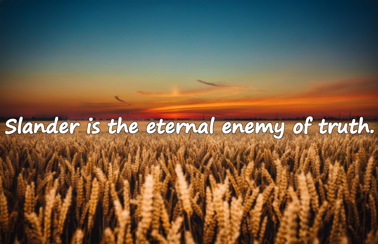Meaningful Quotes About Slander