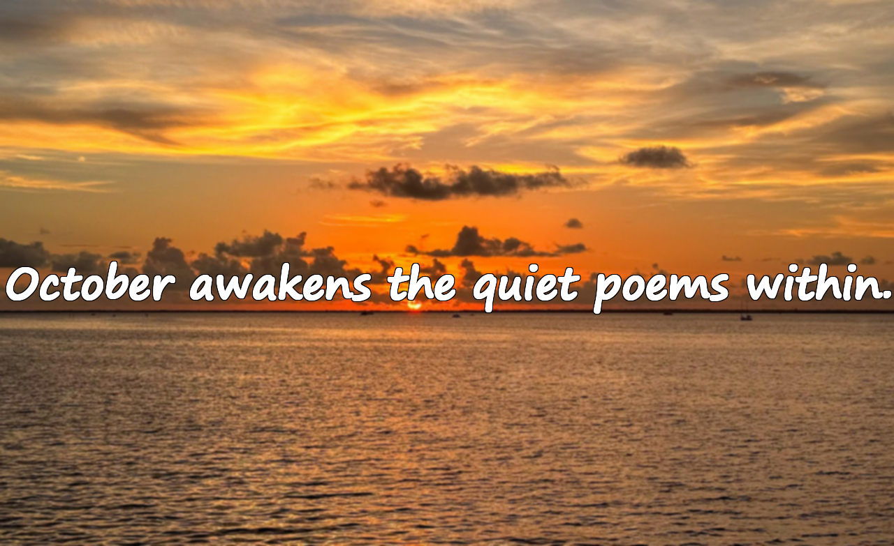 Meaningful Quotes About the Month of October
