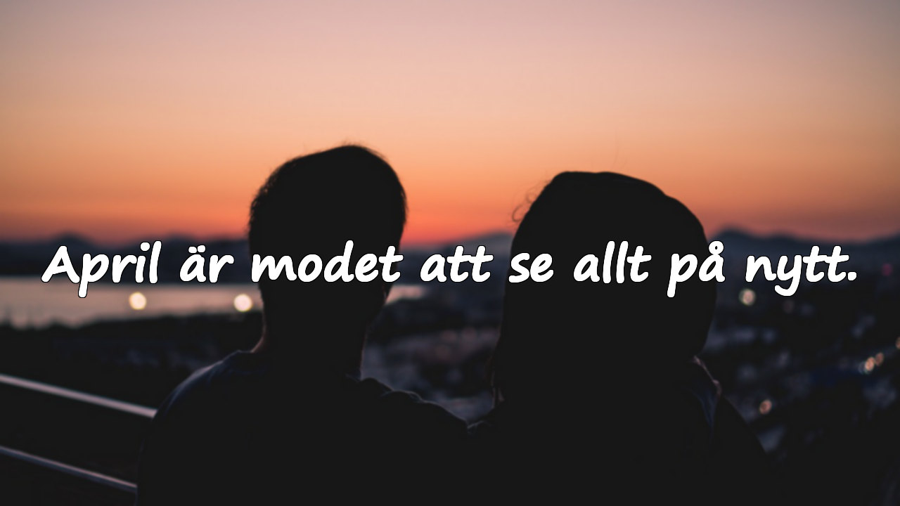 Meningsfulla aprilcitat