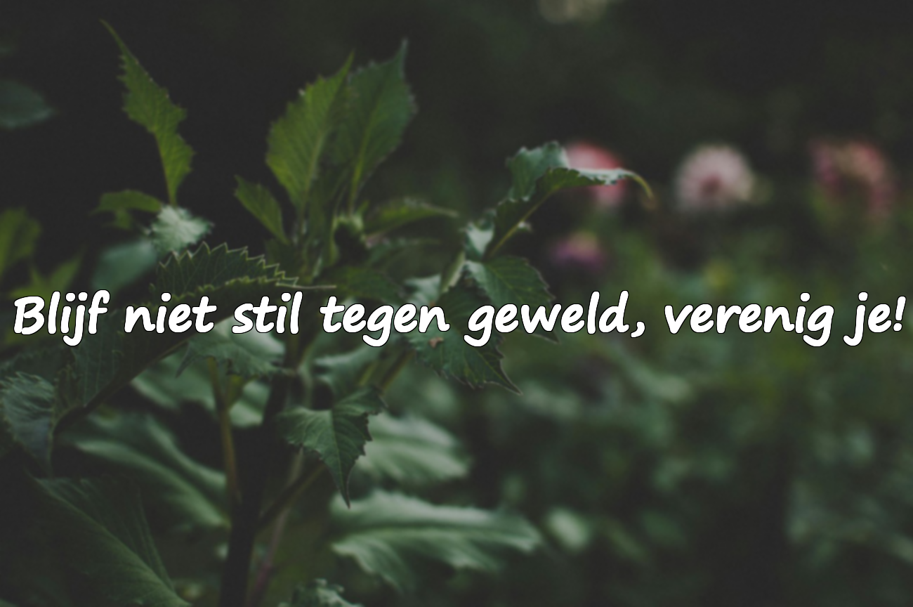 Nee tegen geweld tegen vrouwen