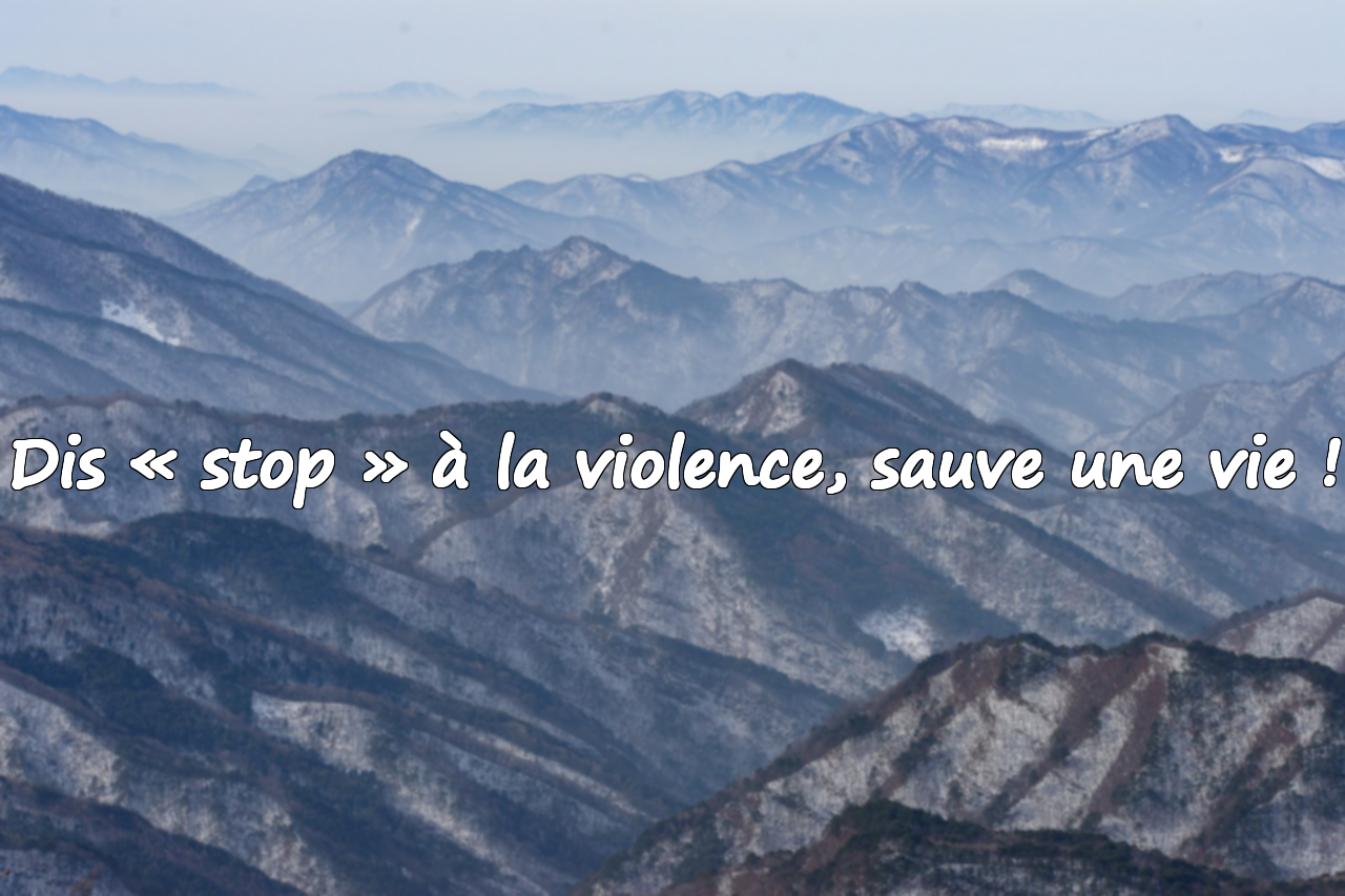 Non à la violence contre les femmes