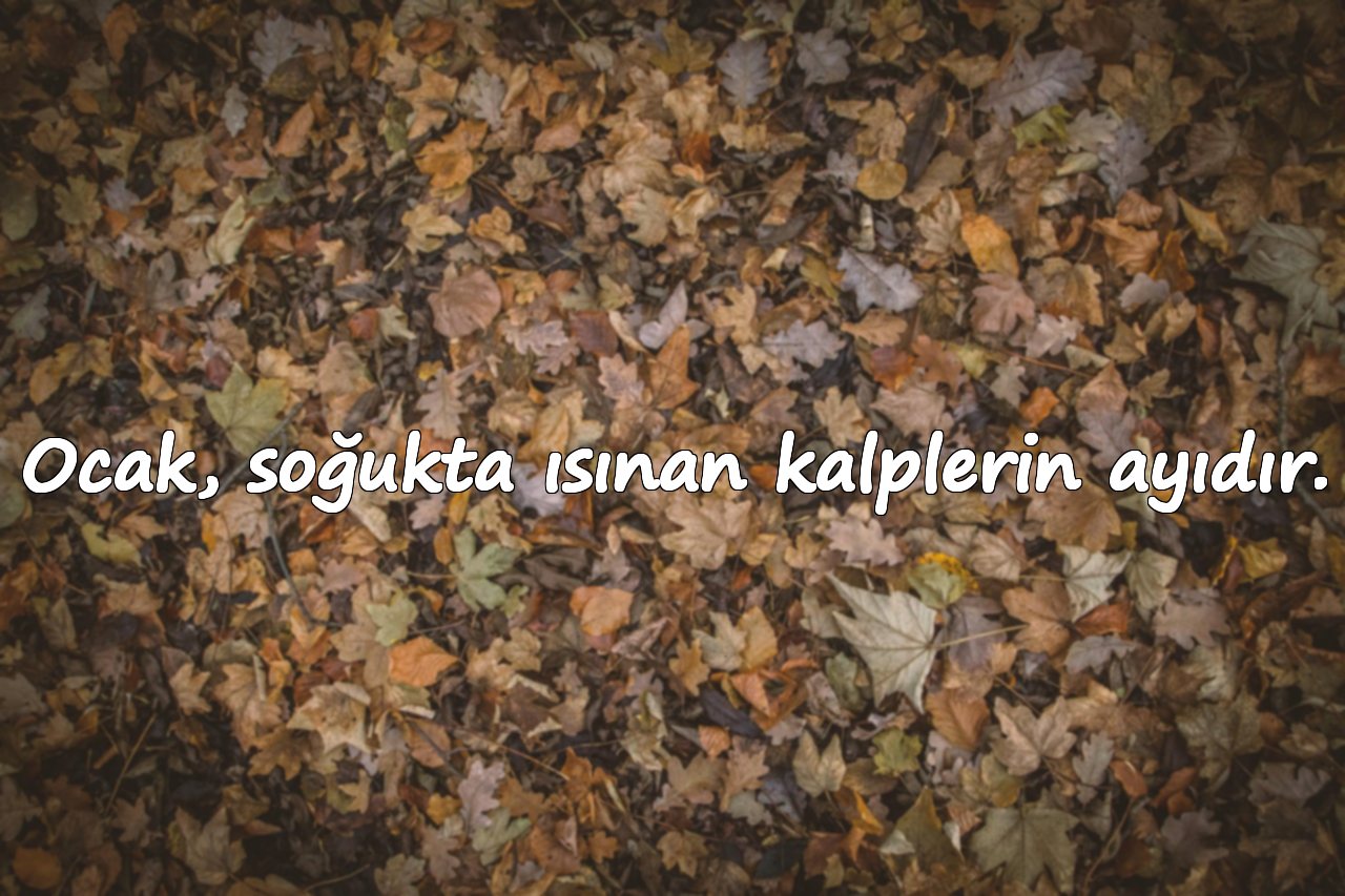 Ocak, soğukta ısınan kalplerin ayıdır.