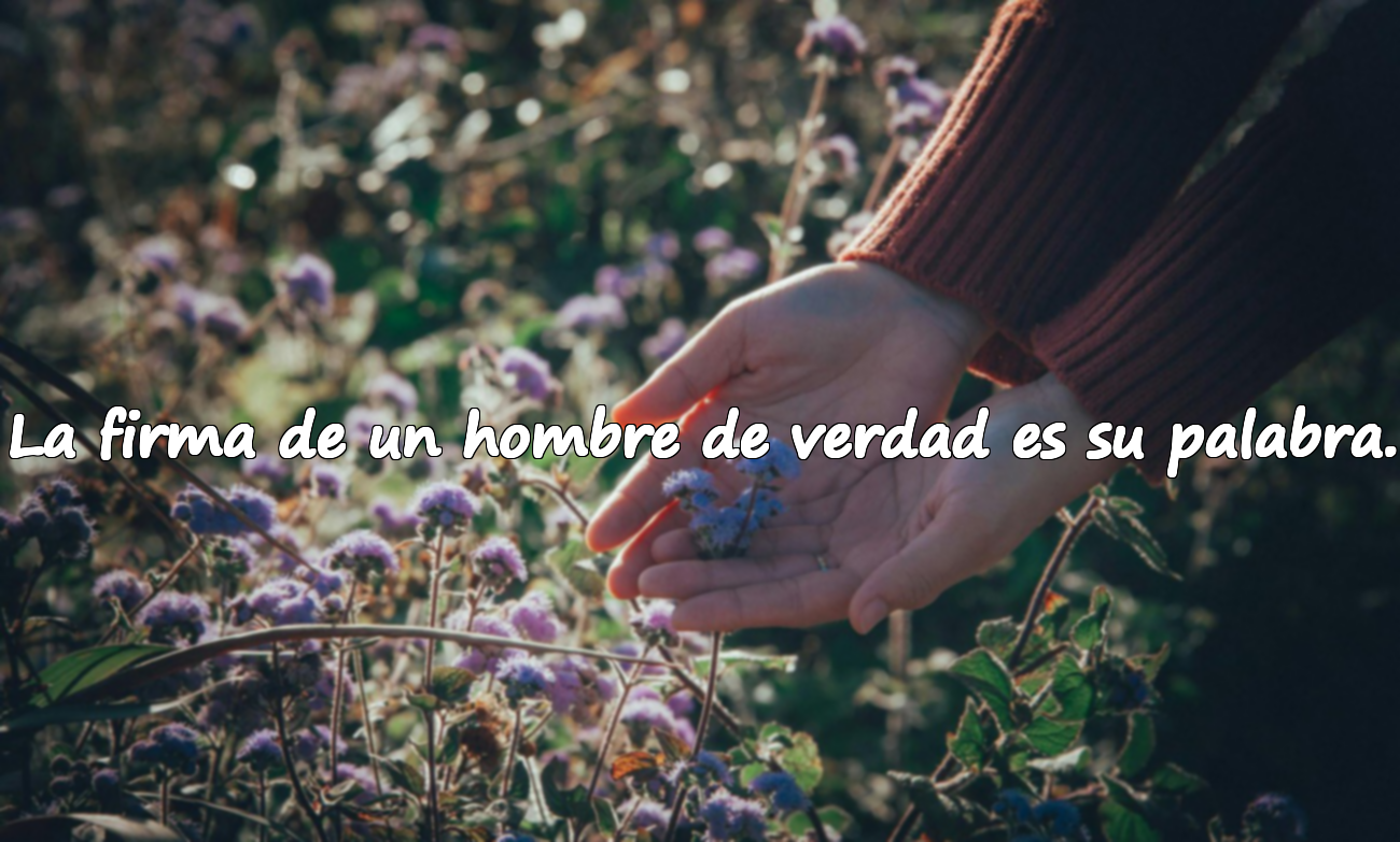 Palabras sobre el carácter