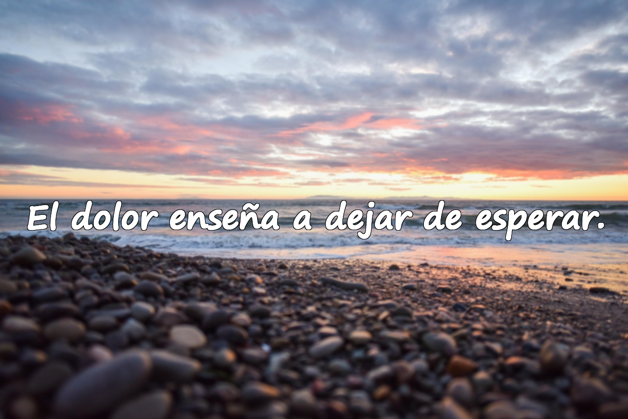 Palabras sobre el dolor de ser herido