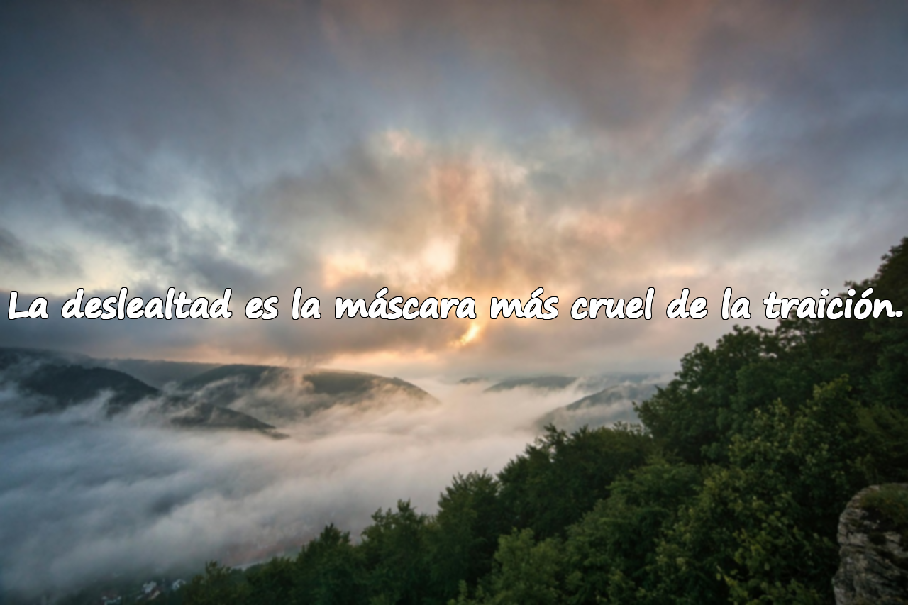 Palabras sobre la deslealtad