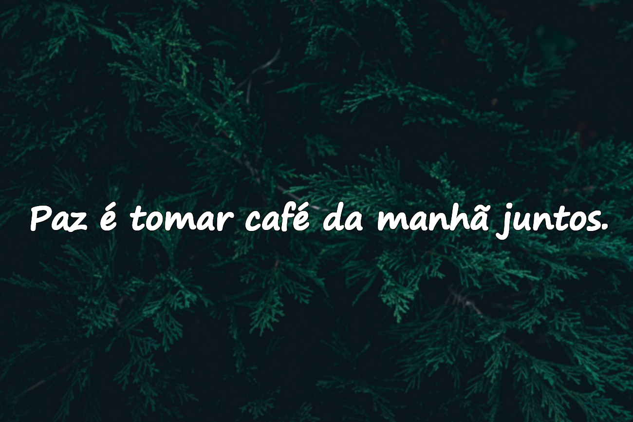 Palavras Sobre Paz para Famílias