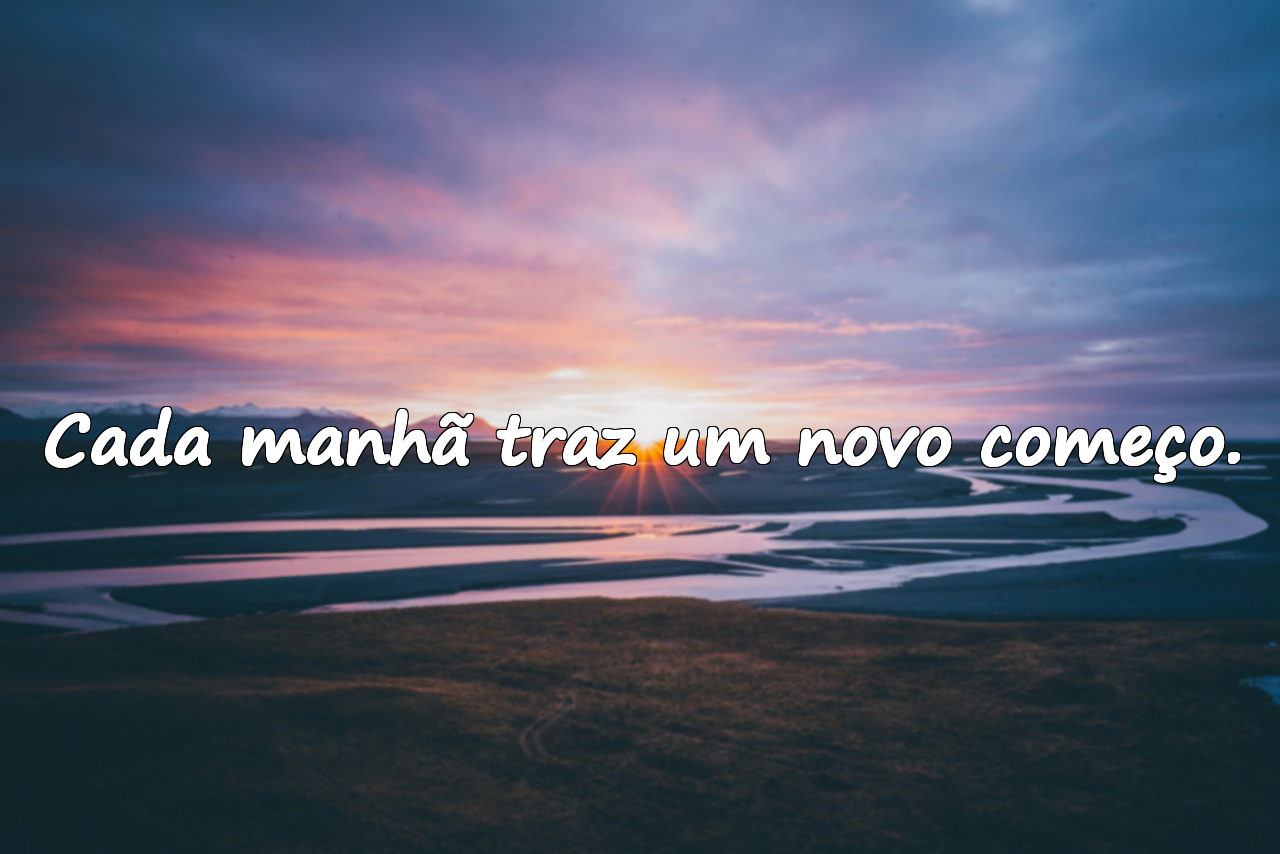 Palavras de Bom Dia