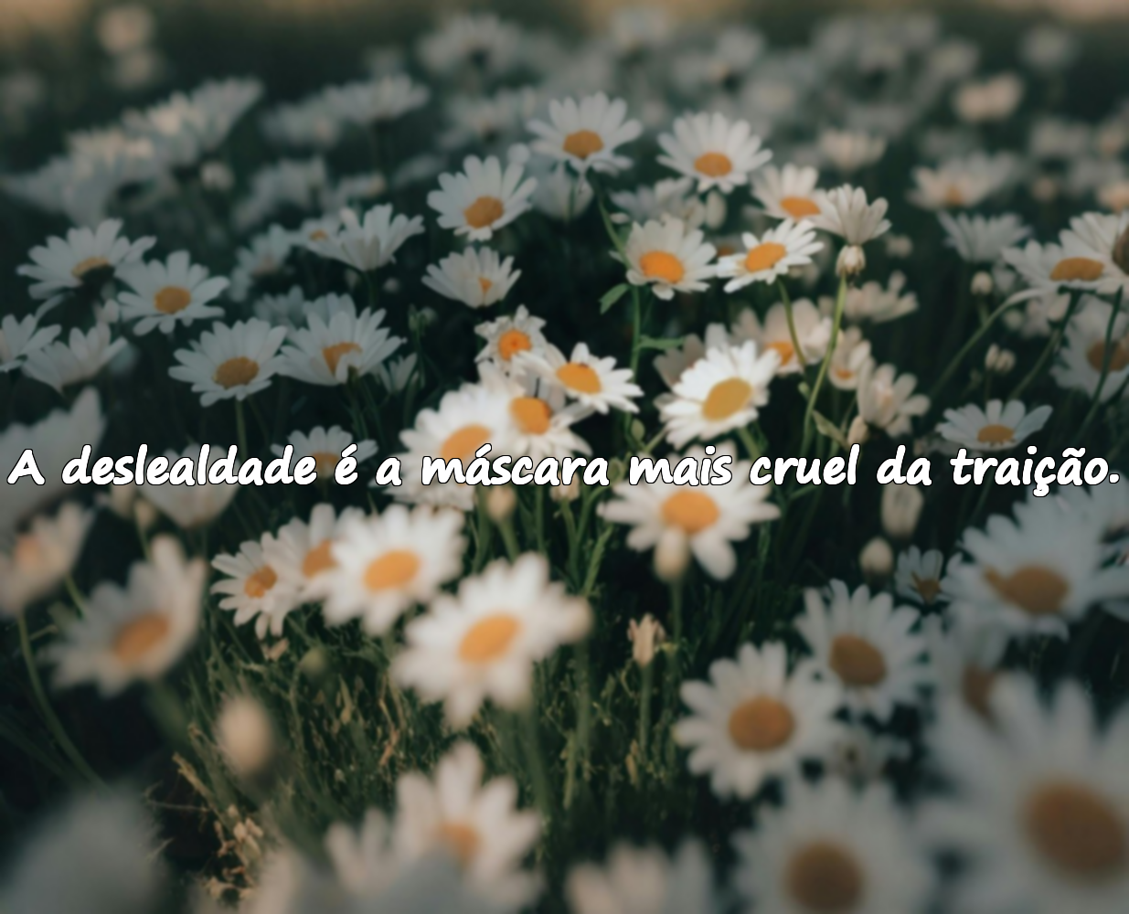 Palavras sobre a deslealdade