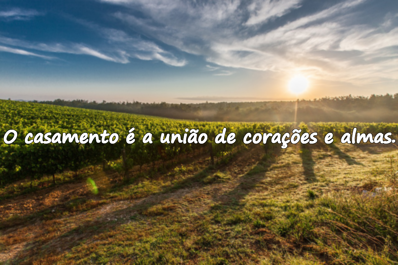 Palavras sobre o casamento