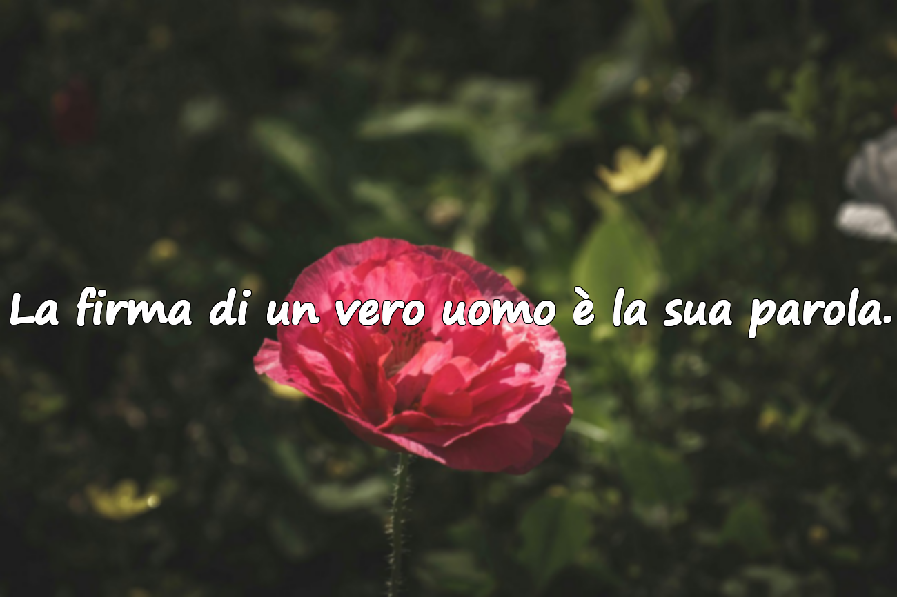 Parole sul carattere