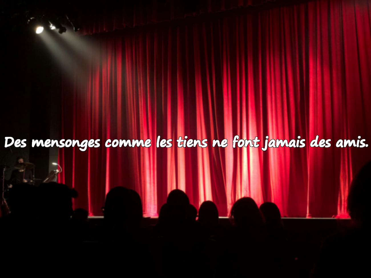 Paroles pour les gens sans caractère