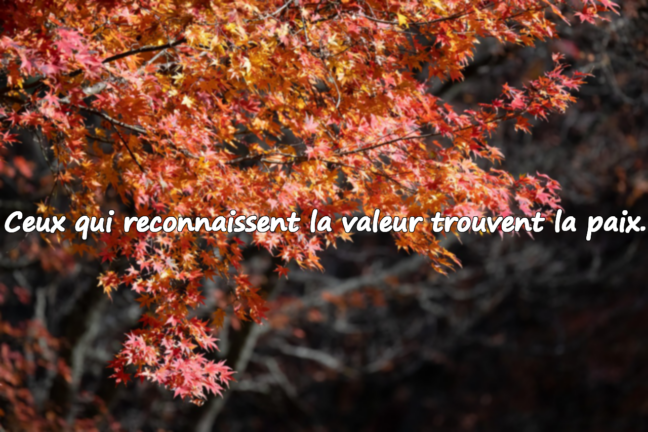 Paroles sur la Valeur