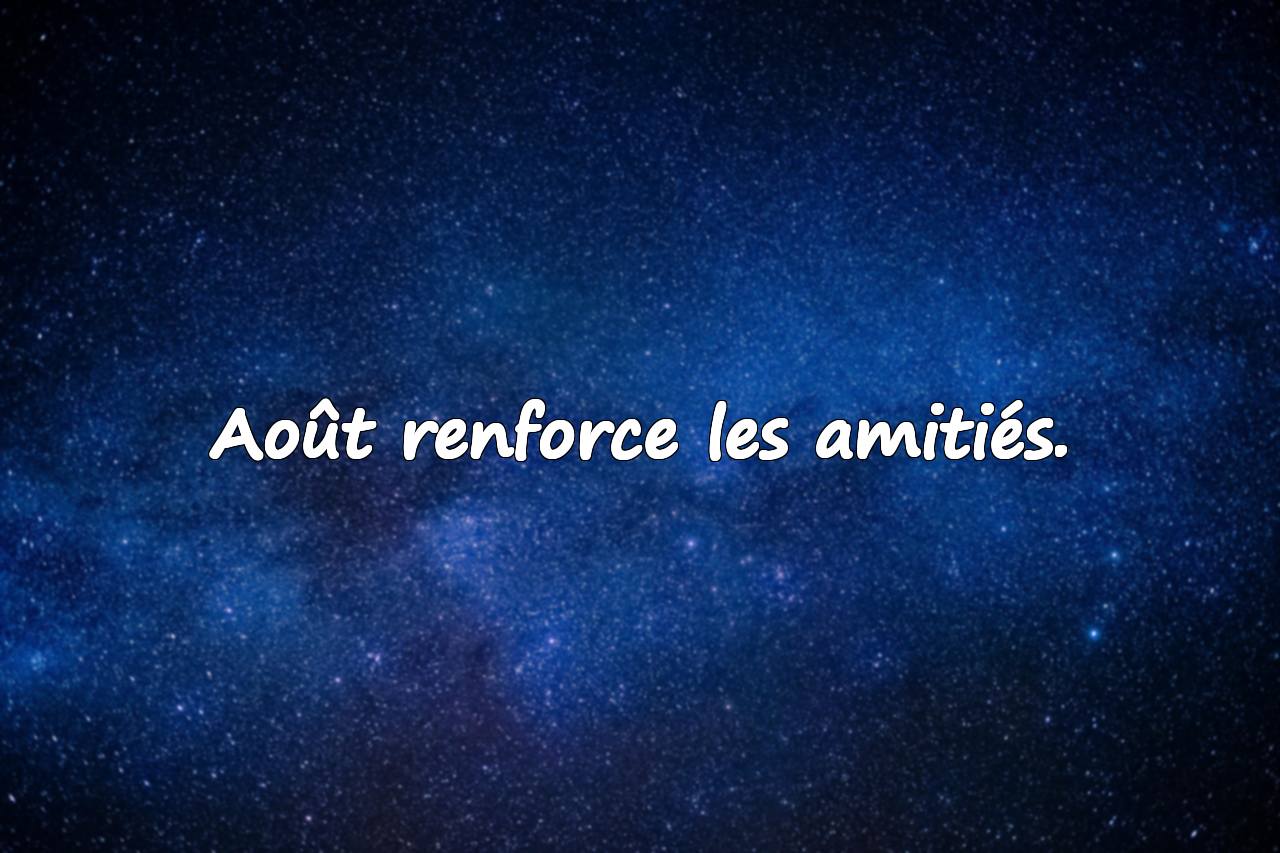 Phrases Significatives Sur le Mois d’Août