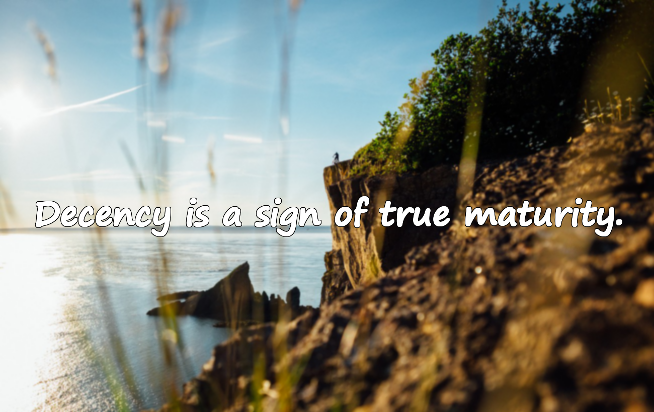 Quotes About Decency and Manners