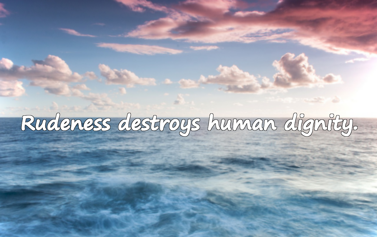 Quotes About Rudeness