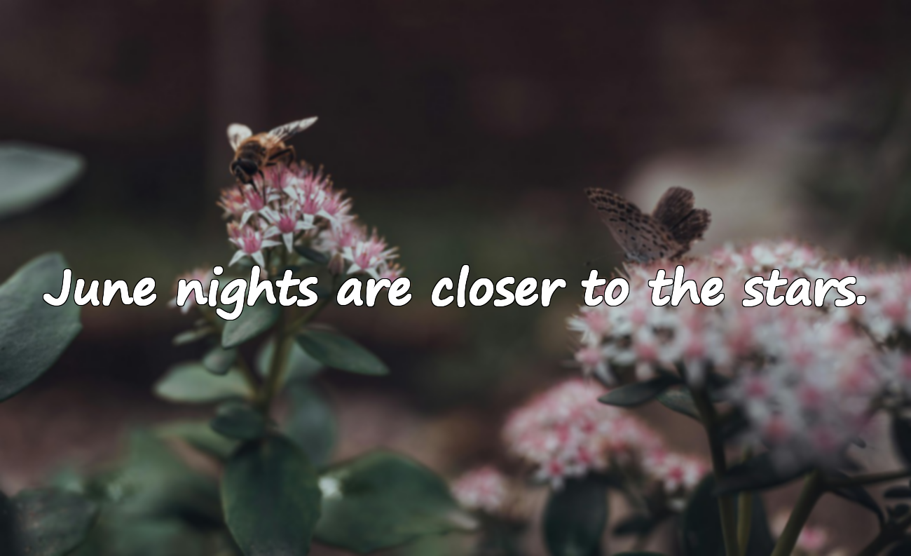 Quotes about the Month of June