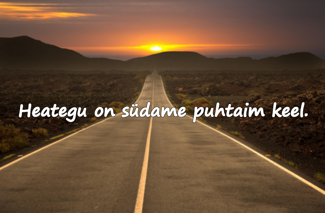 Sõnad Jagamisest ja Abistamisest