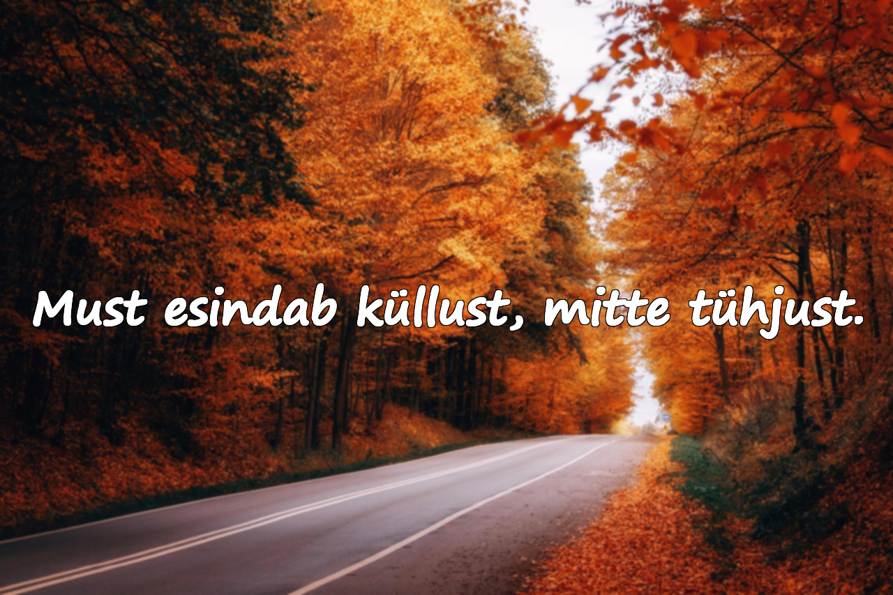 Sõnad musta kohta
