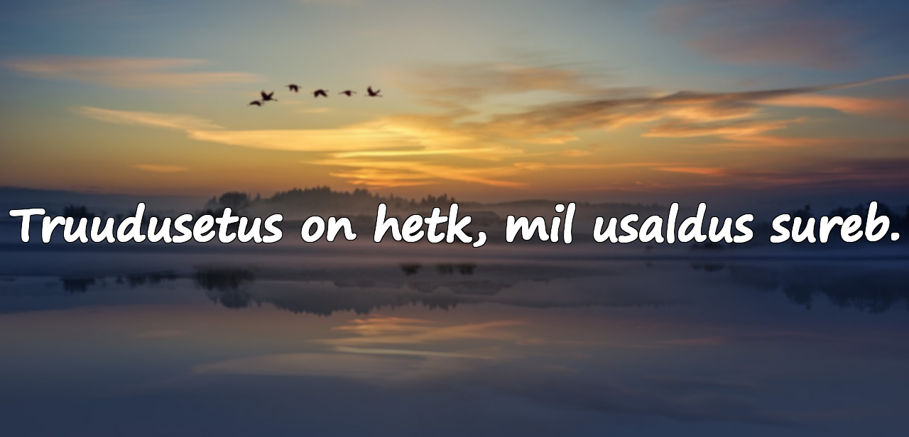 Sõnad truudusetuse kohta