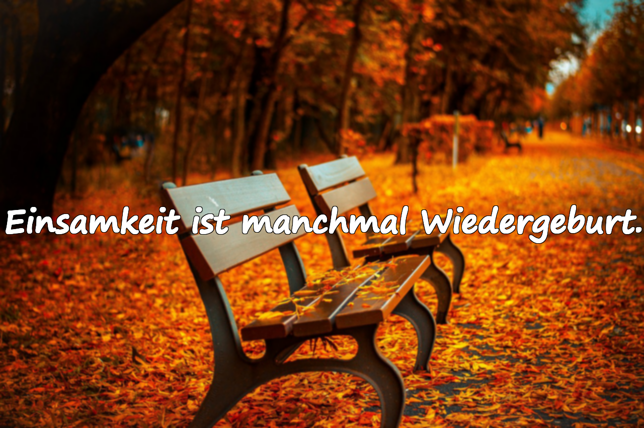 Schöne Zitate über Einsamkeit