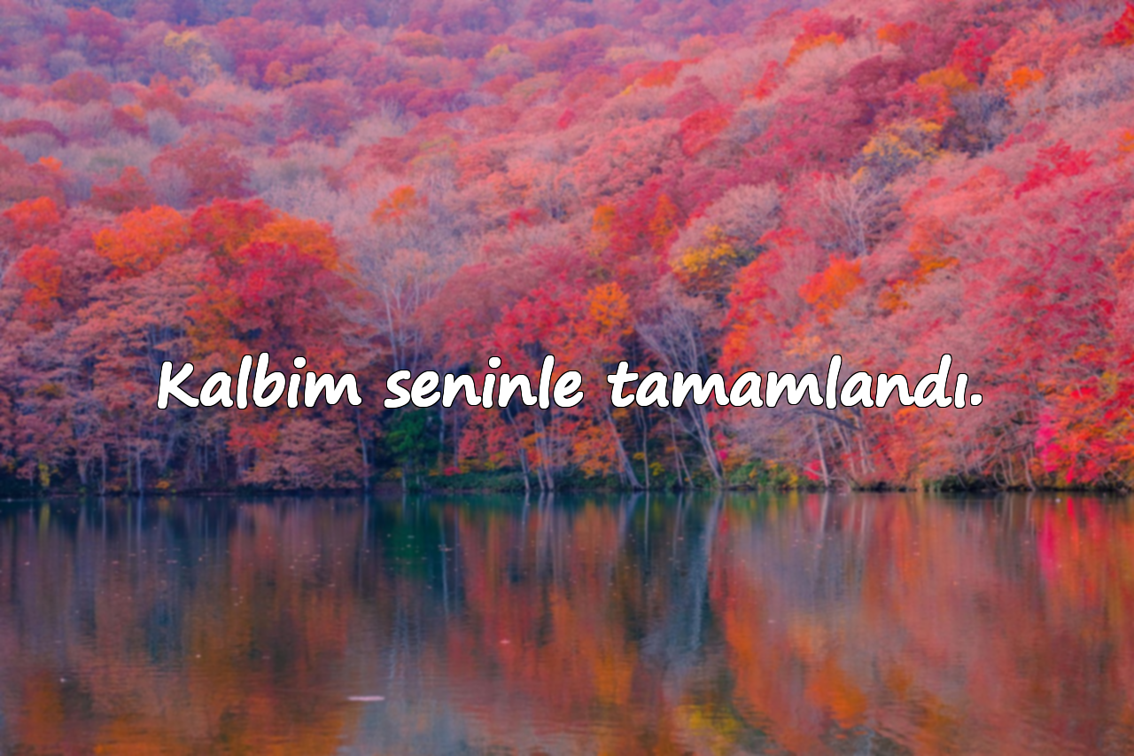 Kalbim seninle tamamlandı.