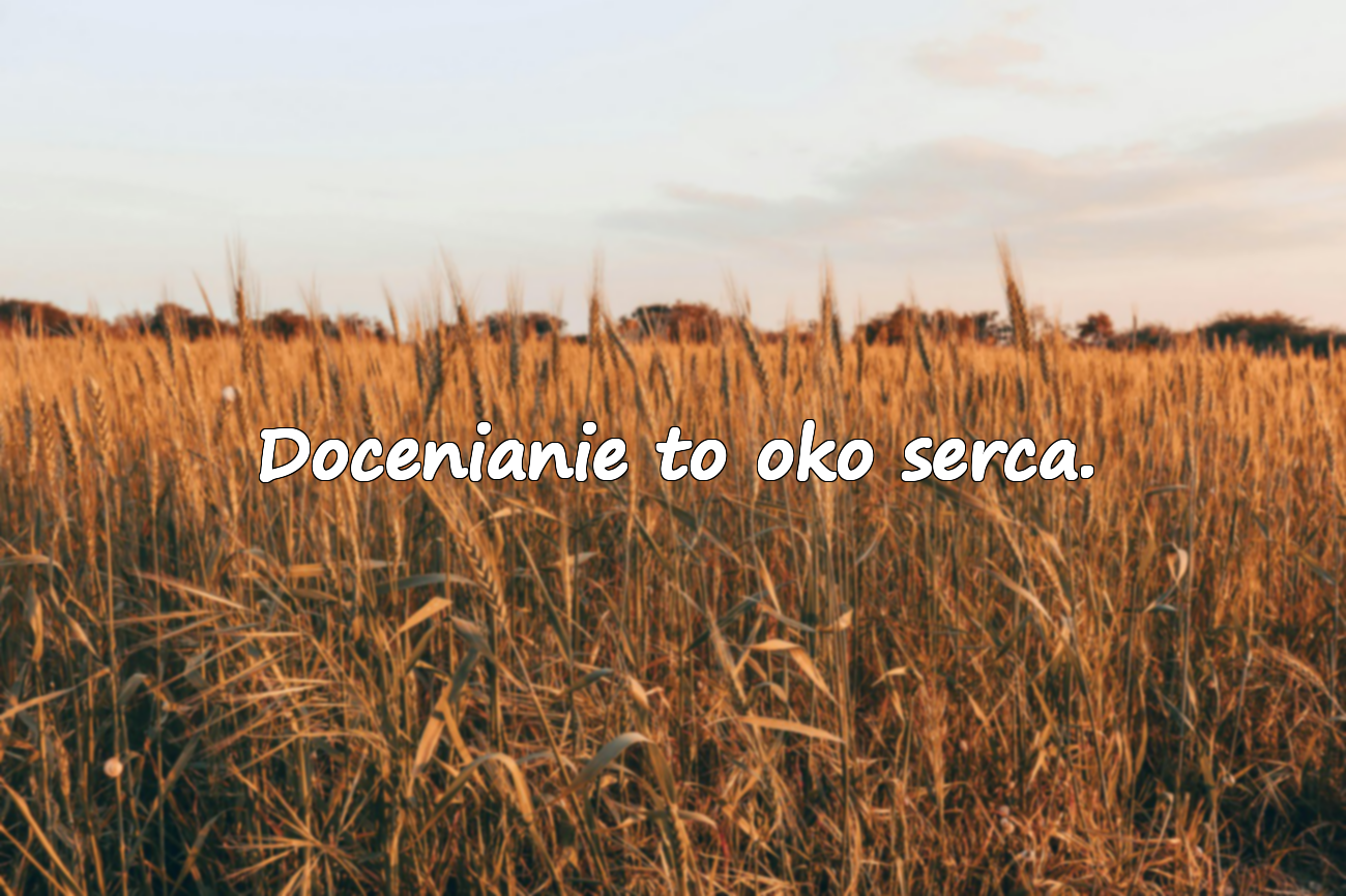 Słowa o Docenianiu