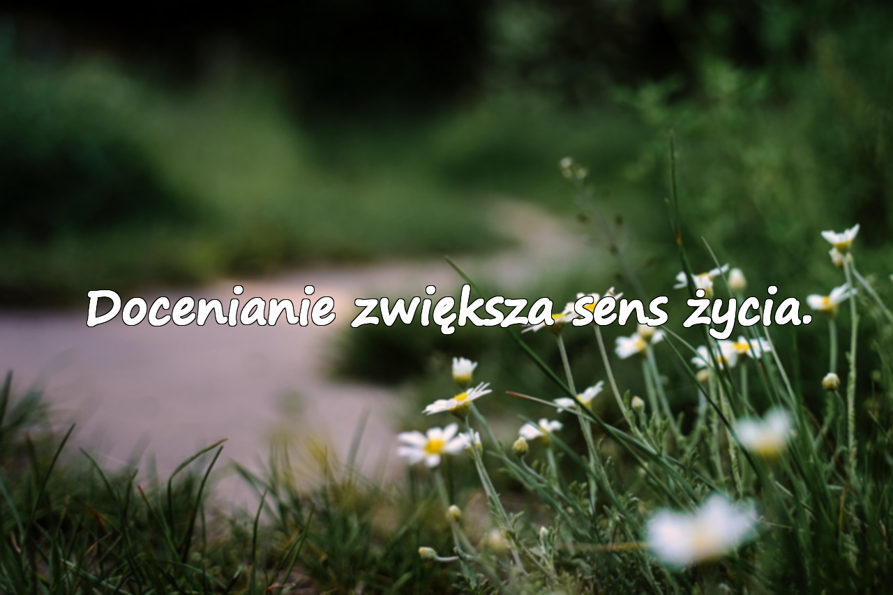 Słowa o Docenianiu