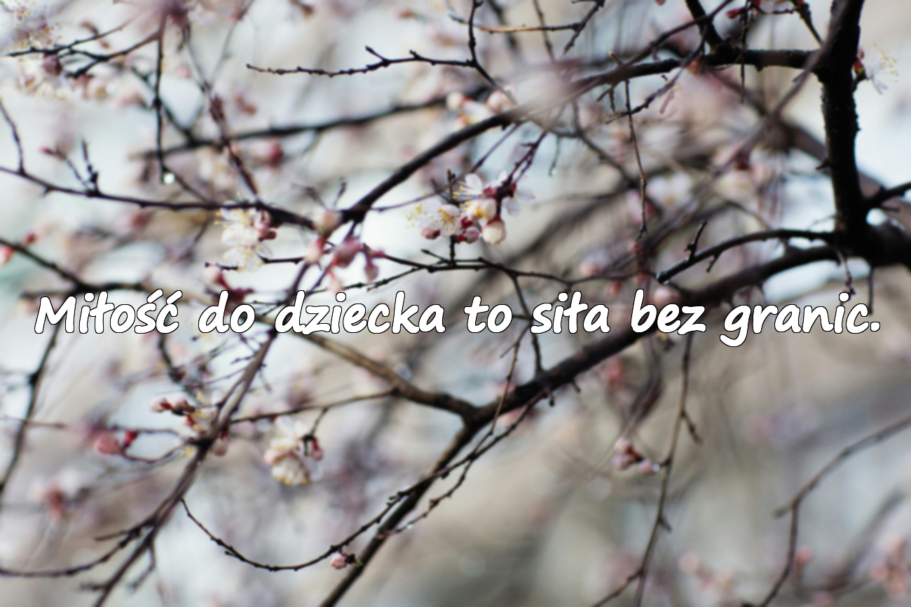 Słowa o miłości do dzieci