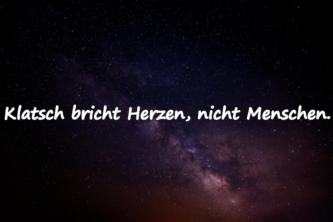Sprüche über Klatsch