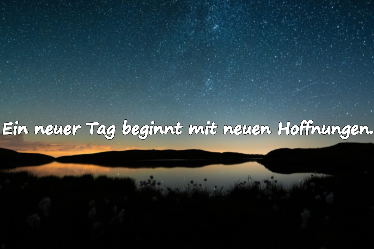 Sprüche über den Sonnenaufgang