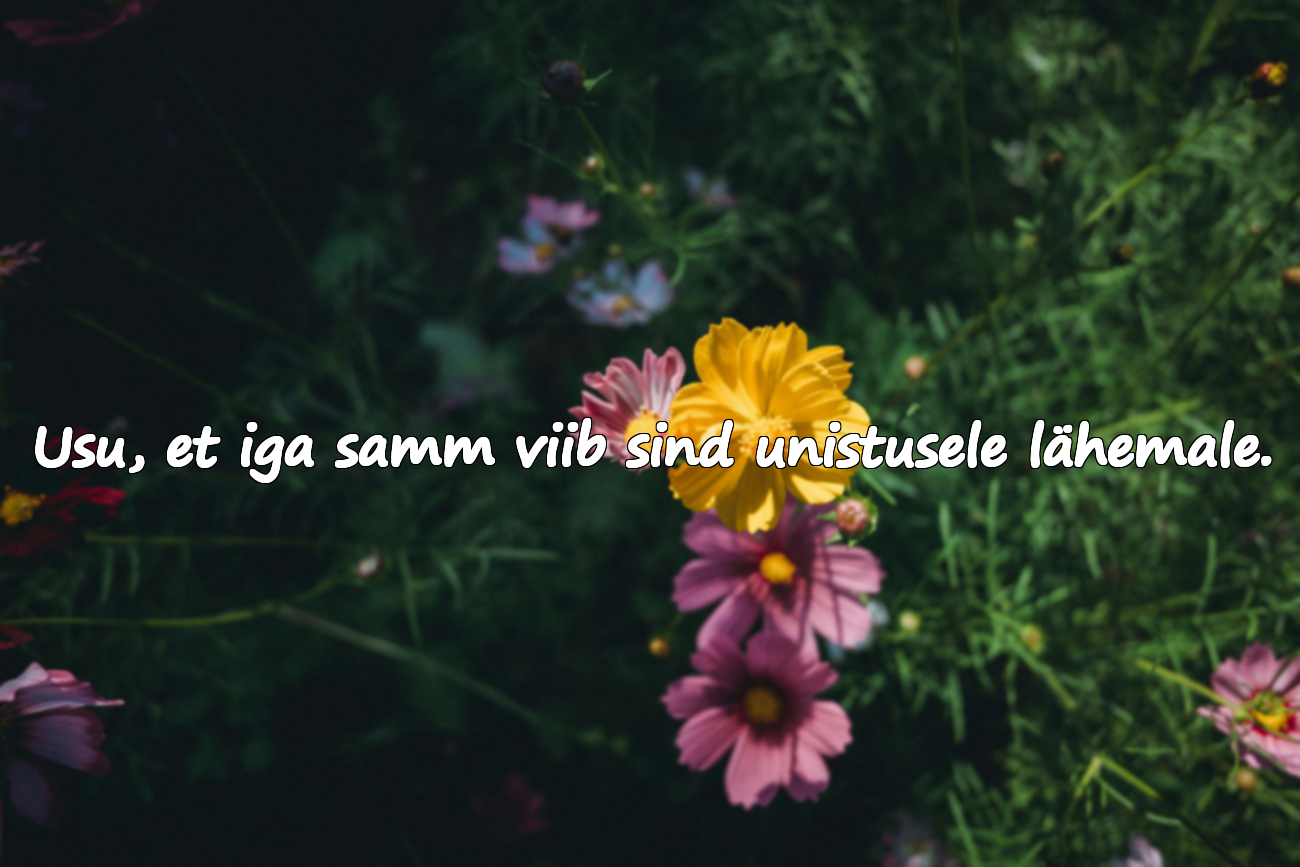 Unistustega seotud tsitaadid