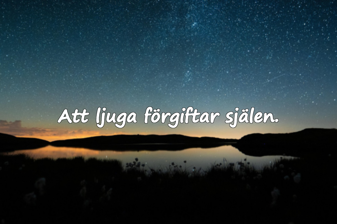 Vackra citat om lögn
