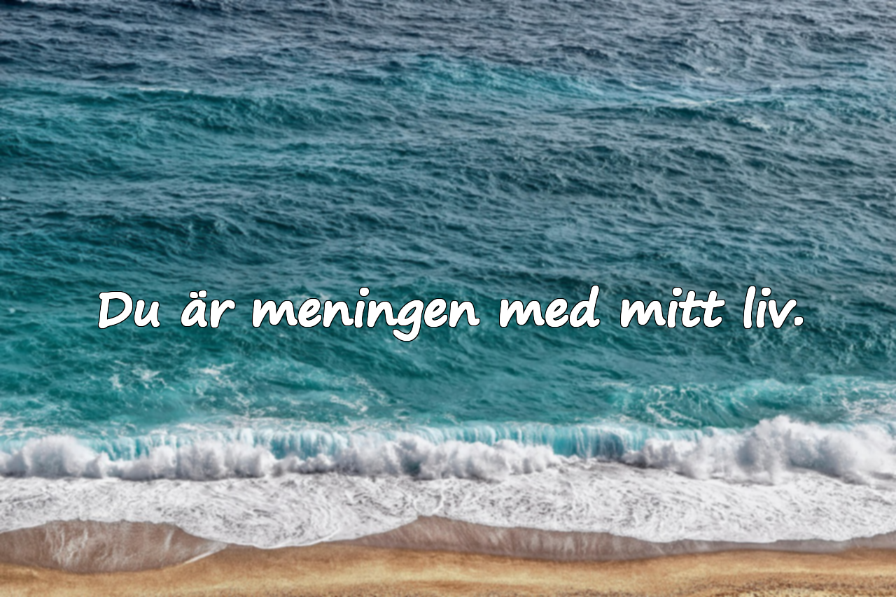 Vackra ord till din maka/make