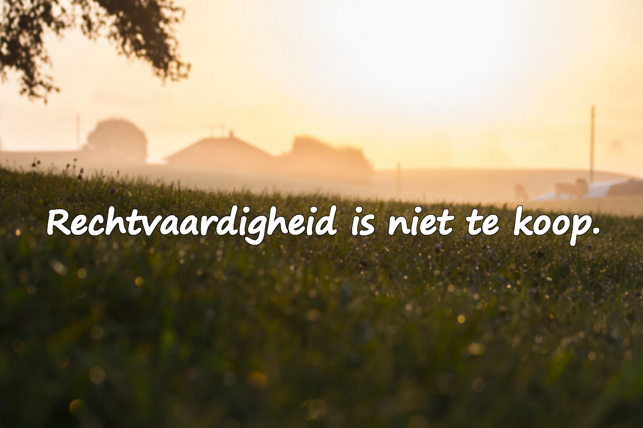 Woorden over rechtvaardigheid