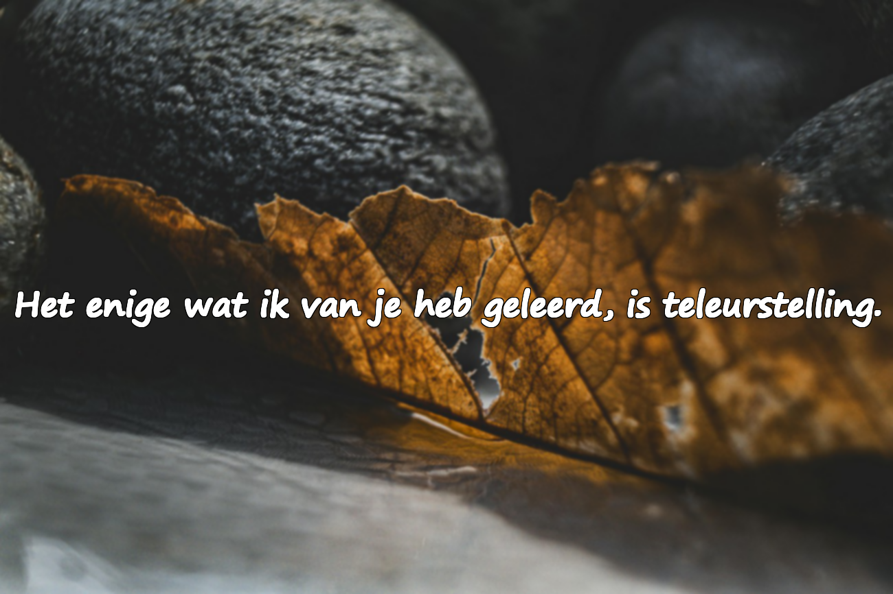 Woorden van verwijt