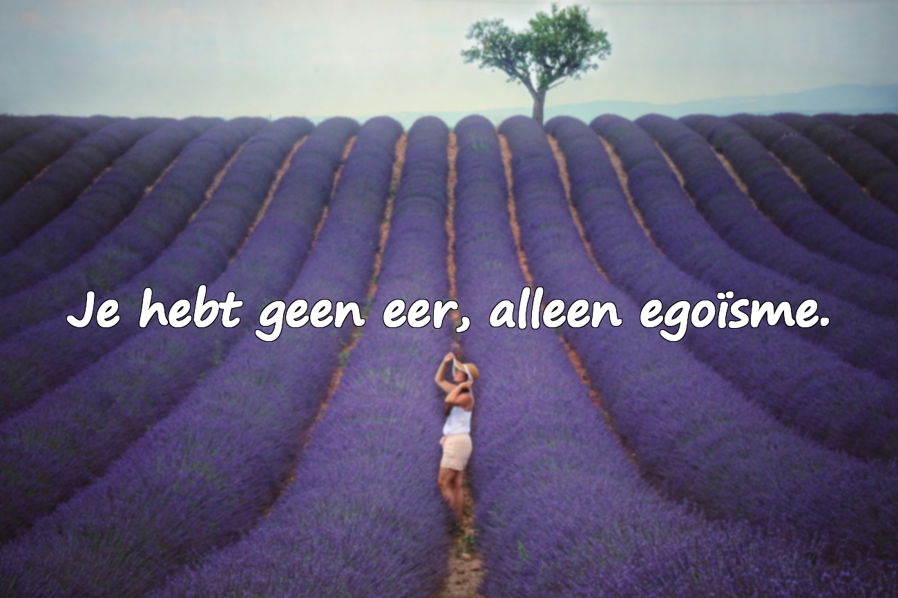Woorden voor mensen zonder karakter