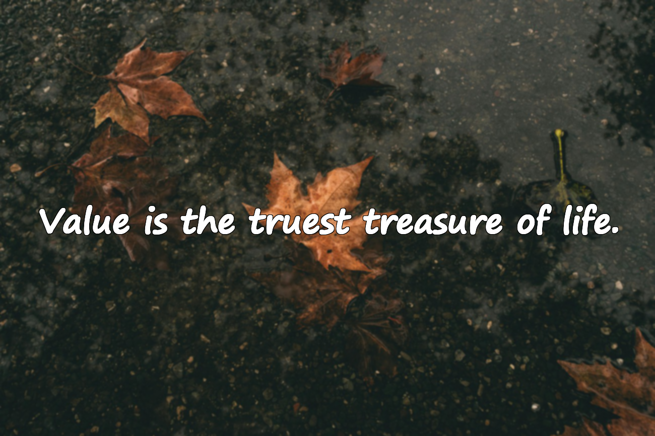 Words About Value