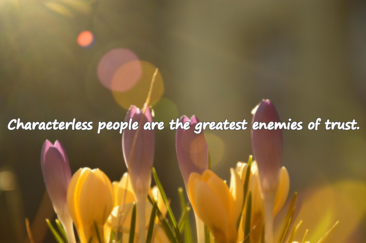 Words for Characterless People