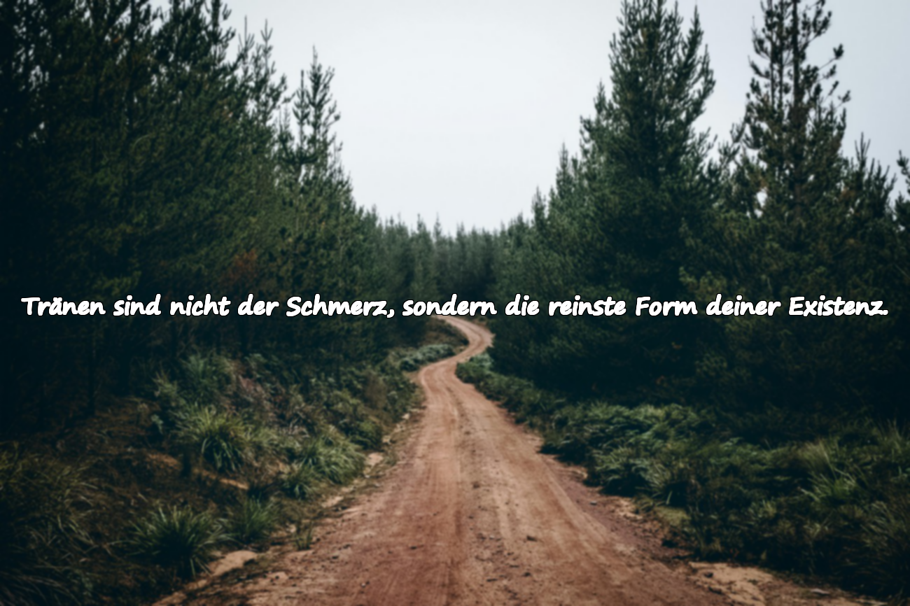 Worte über das Weinen und die Stärke