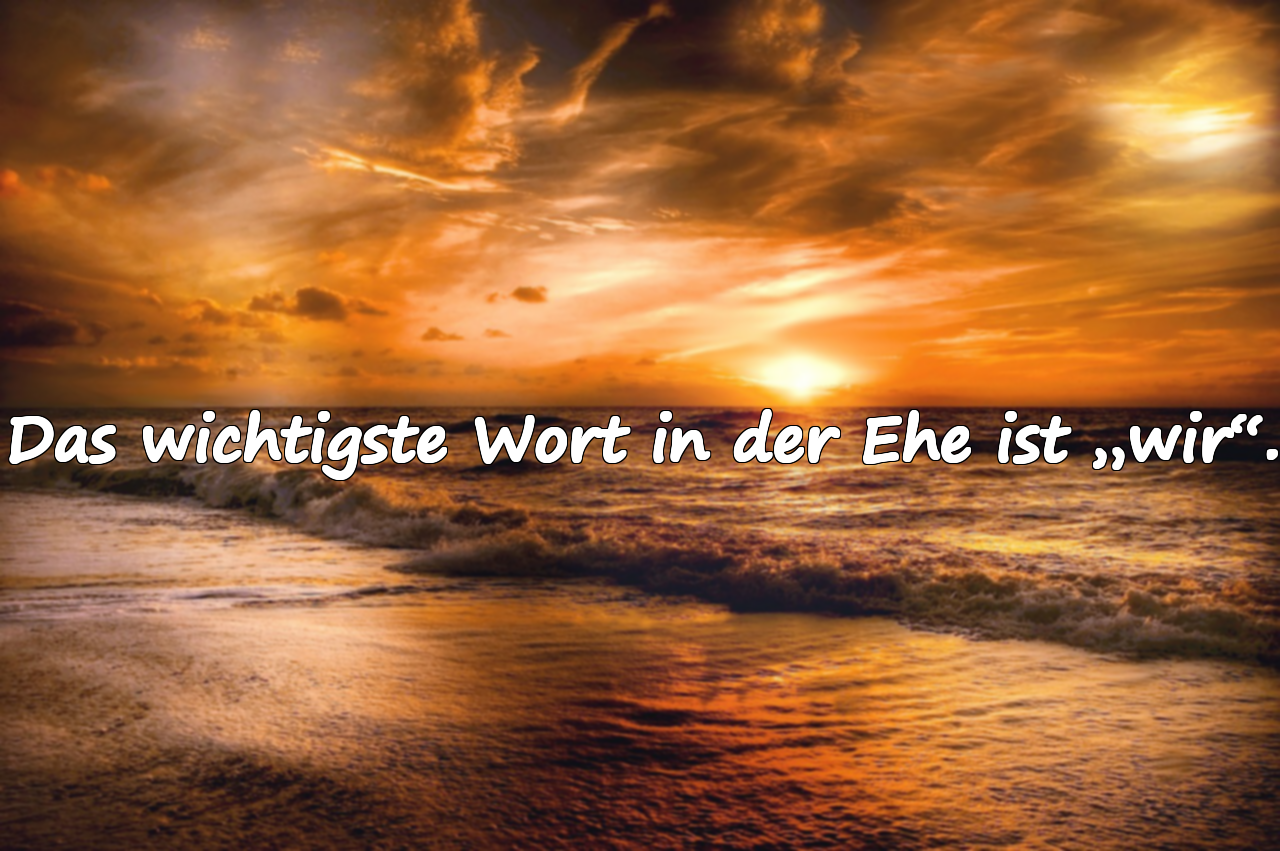Worte über die Ehe