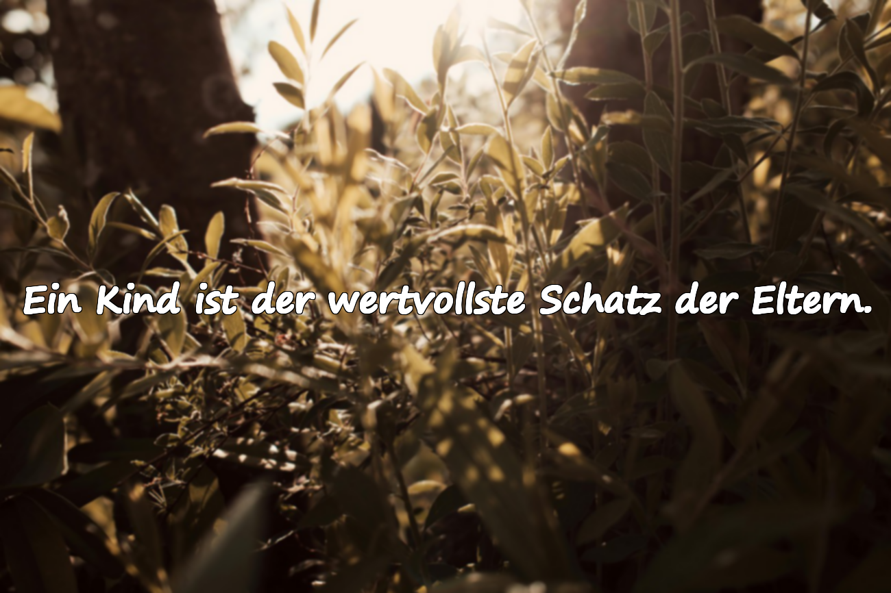 Worte über die Liebe zu Kindern