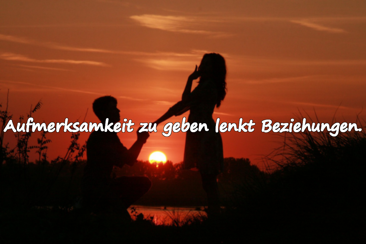 Zitate über Aufmerksamkeit Geben