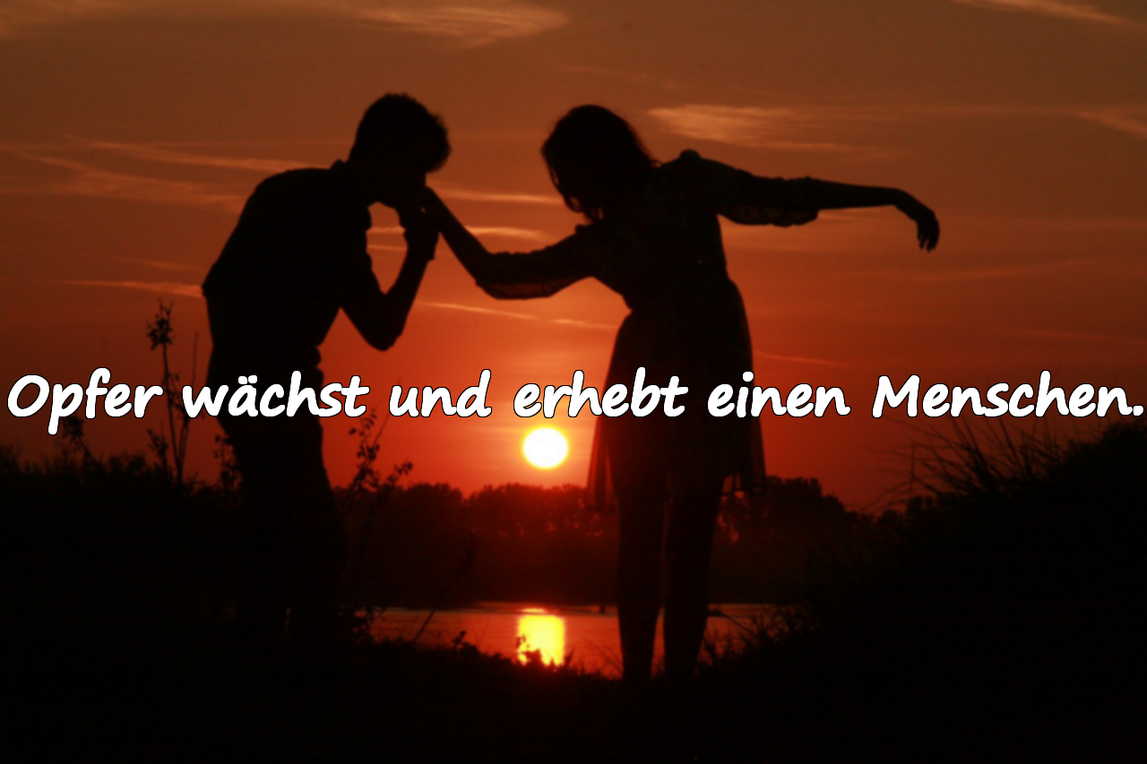 Zitate über Opferbereitschaft