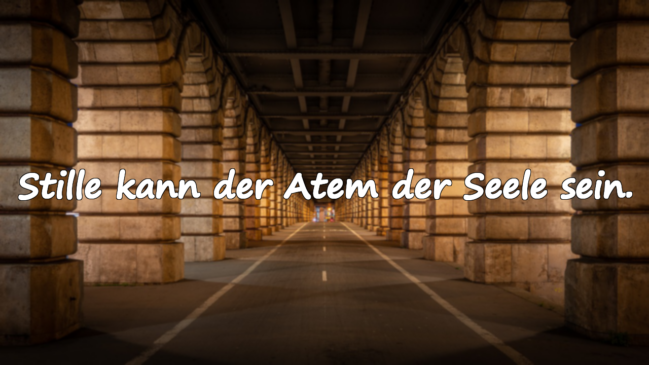 Zitate über die Stille