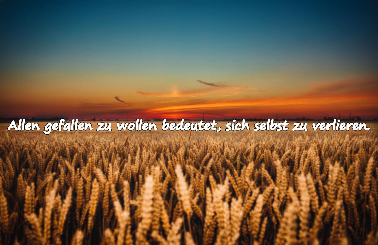 Zitate darüber, nicht gefallen zu können