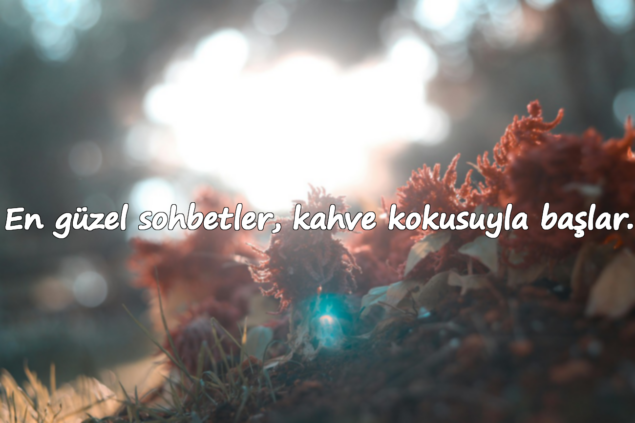 En güzel sohbetler, kahve kokusuyla başlar.