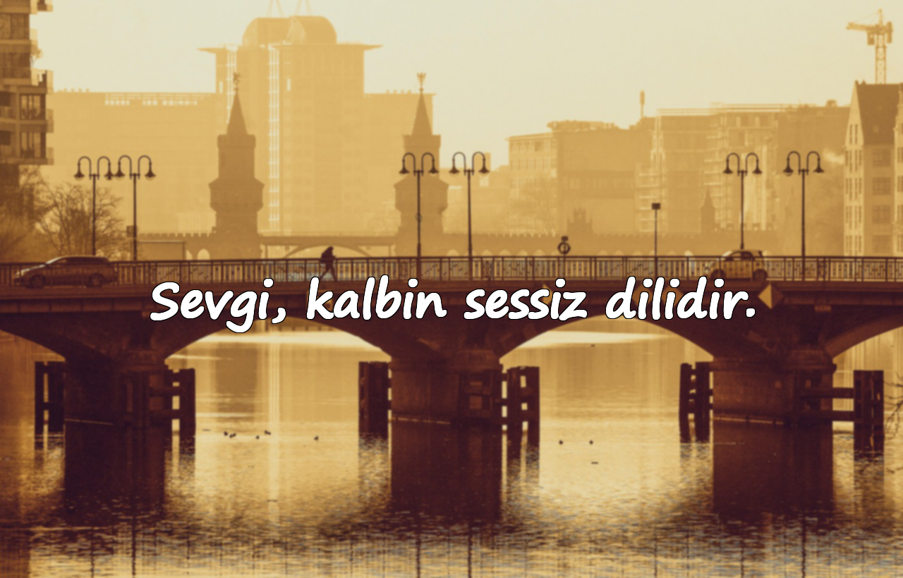 Sevgi, kalbin sessiz dilidir.