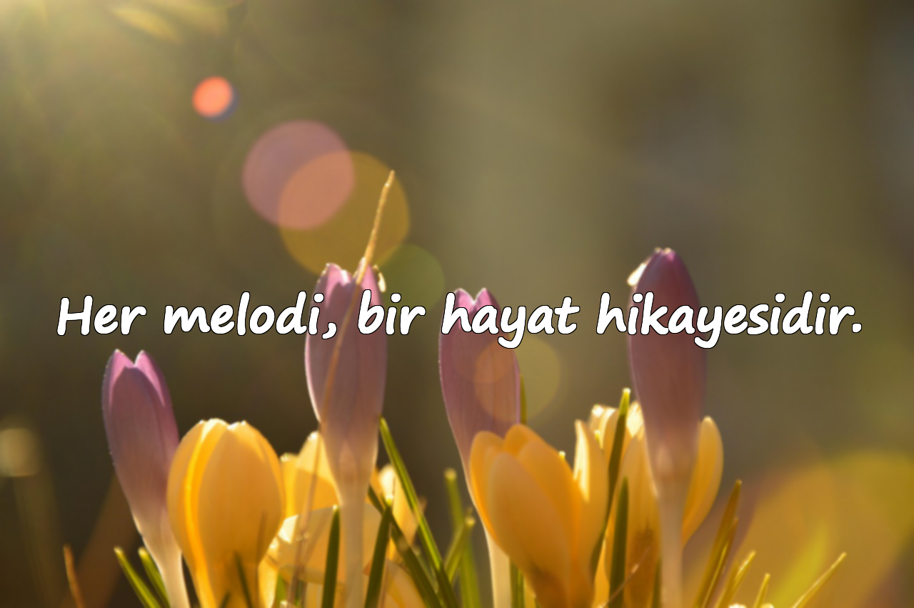 Her melodi, bir hayat hikayesidir.